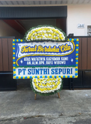 Papan Bunga Duka di Banama Tingang